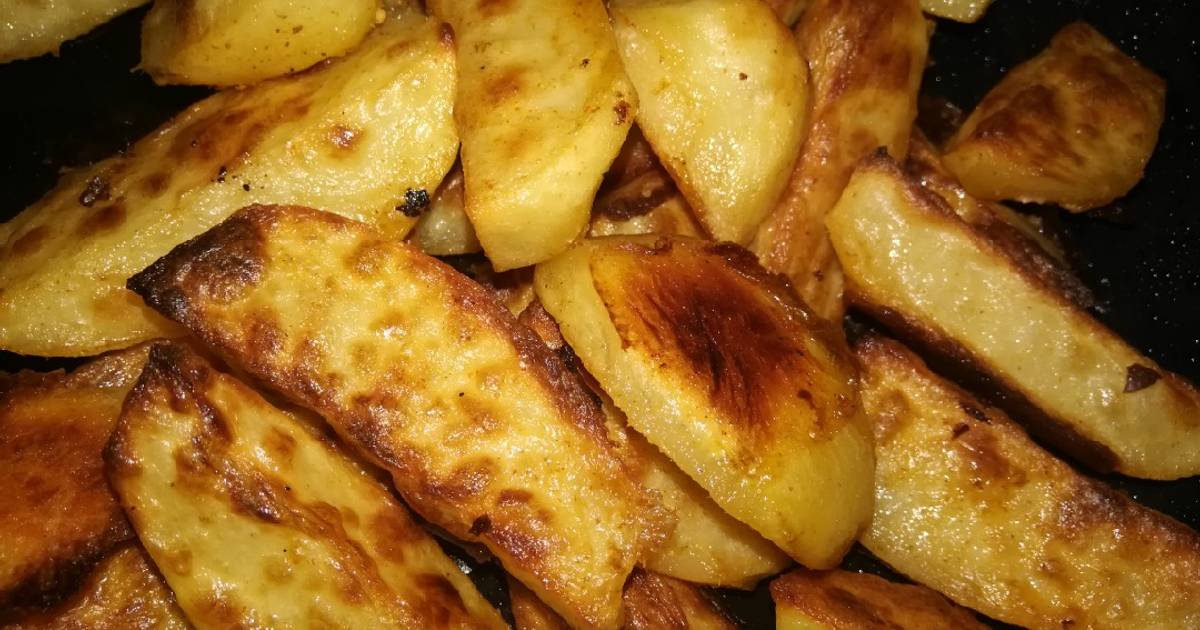 Деревенская картошка в духовке рецепт пошаговый с фото