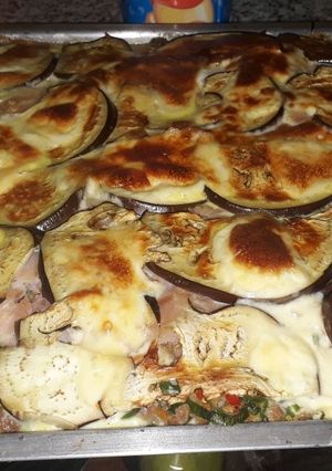 Una foto de Lasaña de berenjena