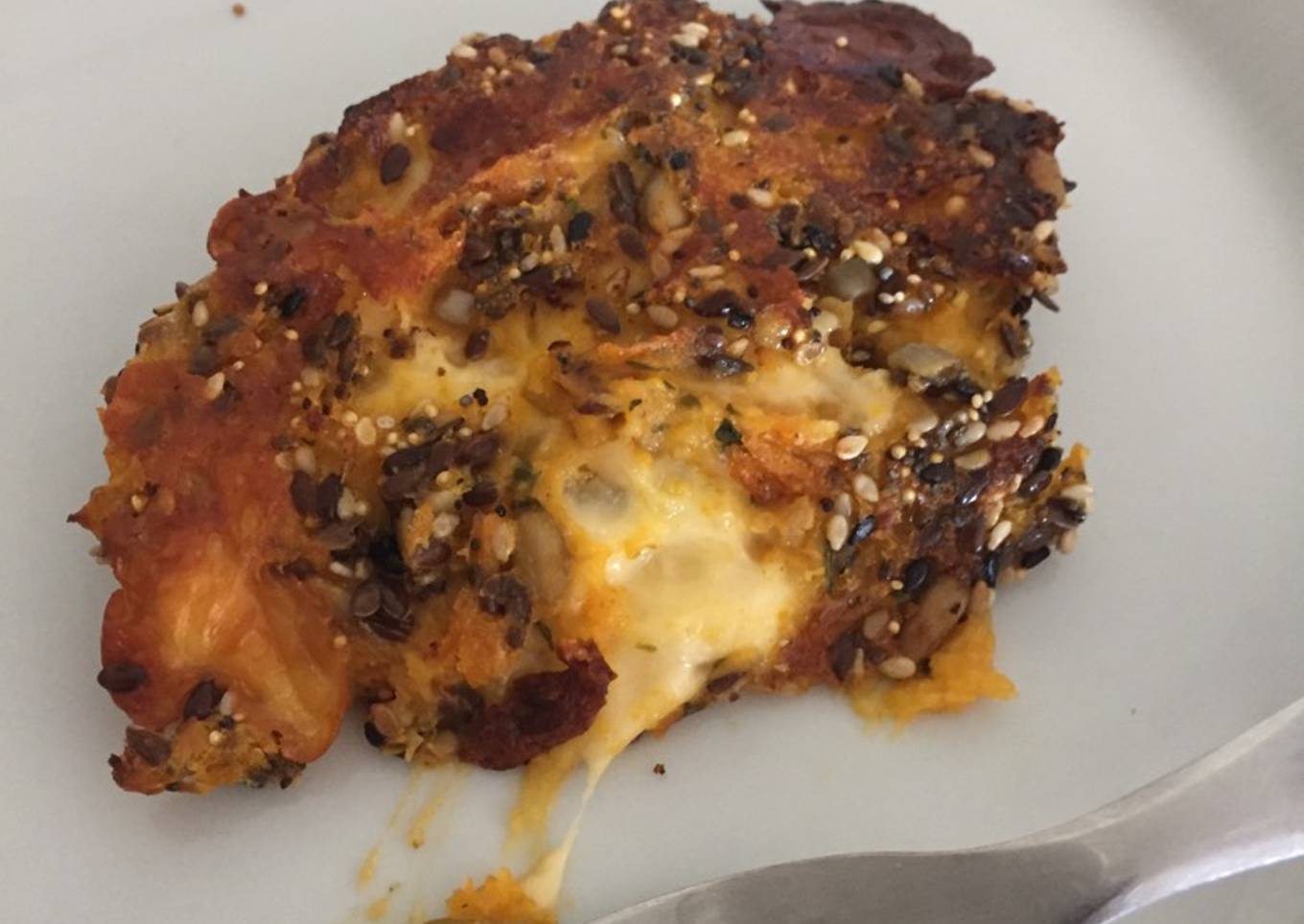 Croquetas de calabaza con semillas y harina integral 