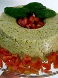Ciambella di riso fredda con pesto e pomodorini 🍅🍅