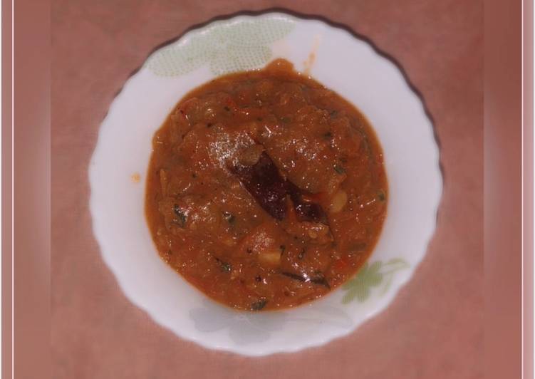 Homemade Tomato Sweet And Tangy Chutney