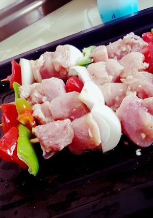 صورة لوصفة تكه دجاج 😍🍡