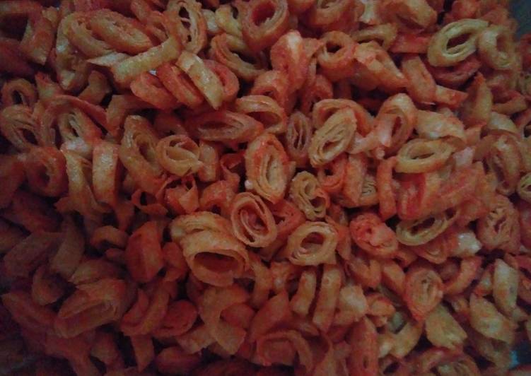Kripik lumpia balado kriuk