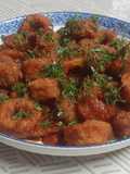 Squid rings in Schezwan sauce
