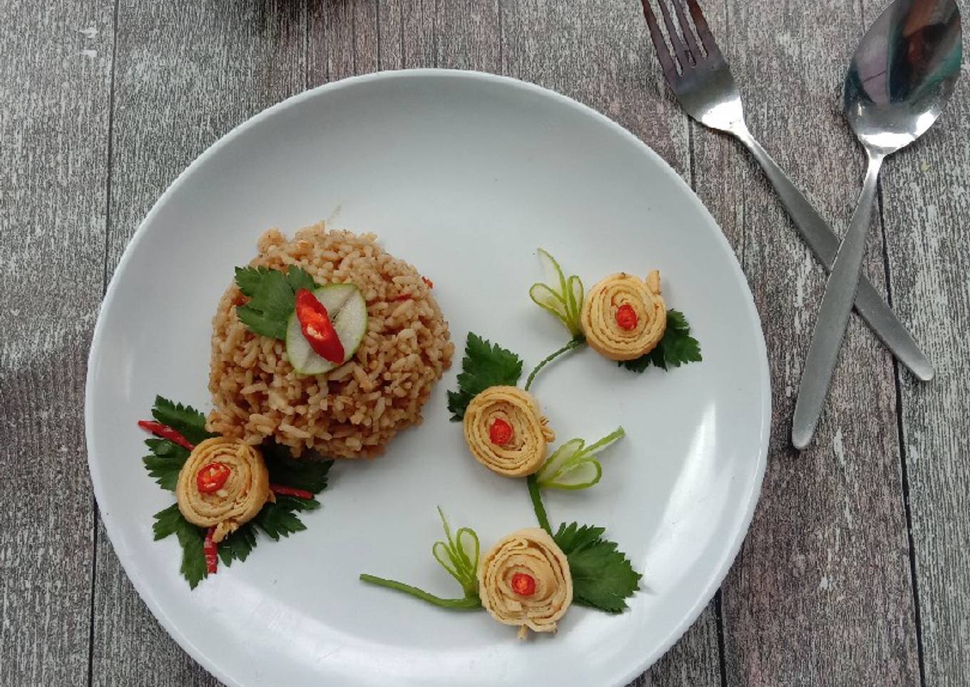Nasi Goreng Bumbu Sisa Rendang