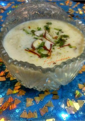 A picture of Kesariya kheer.