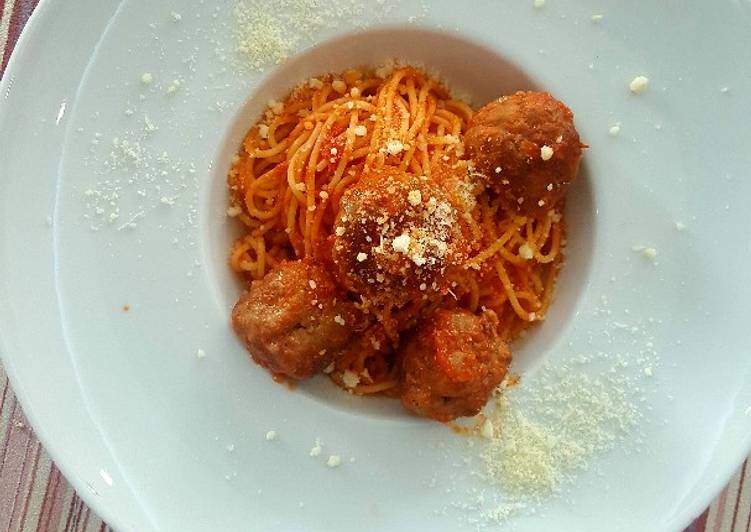 Recipe of Speedy Spaghetti and Meatballs