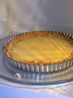 Una foto de Pie de limón con galletas María