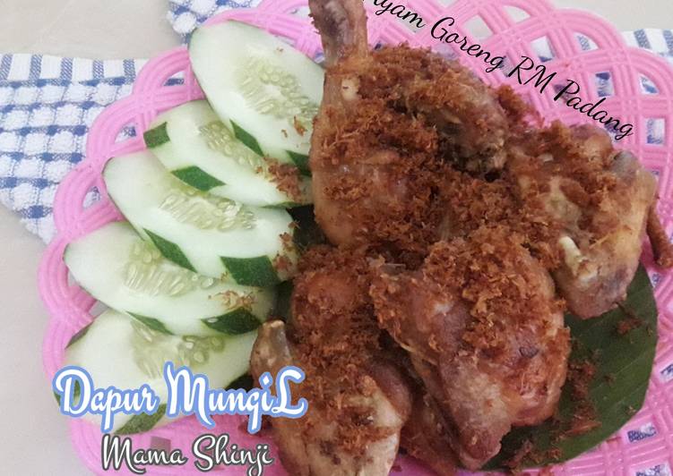 Resep Ayam Goreng ala RM Padang yang Bikin Ngiler