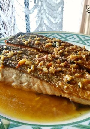 Foto resep Salmon Saus Garlic Lemon Butter