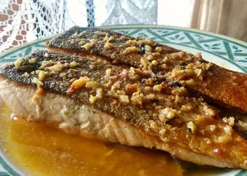 Resep Mudah Salmon Saus Garlic Lemon Butter Nikmat Lezat