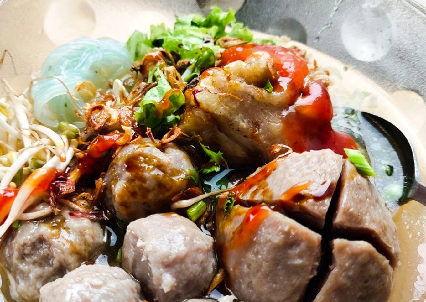 Bakso ayam mix sapi ala Binsele