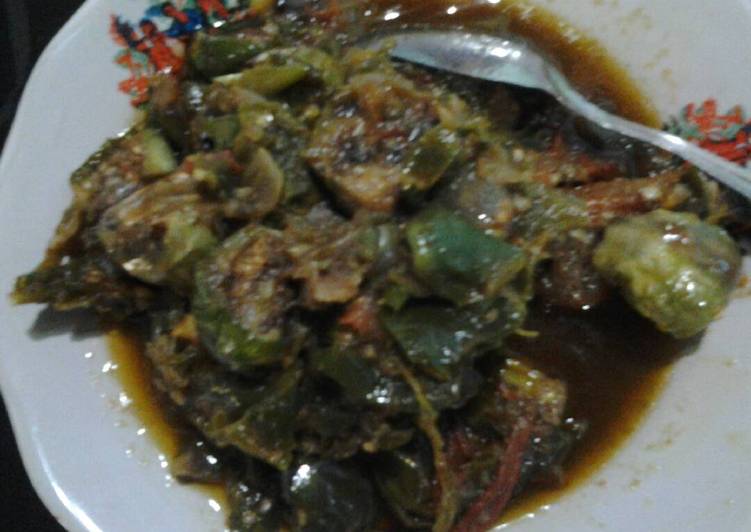 Resep Ayam masak sambal terong hijau yang Bikin Ngiler