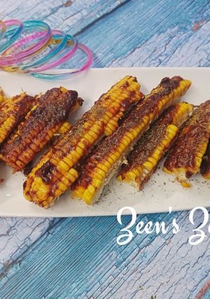 A picture of Flavourful Corn Ribs in Air Fryer.