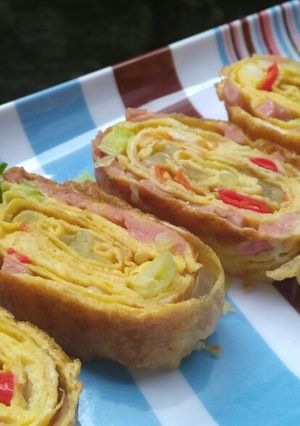 Foto resep Gyeran Mari aka telur dadar korea