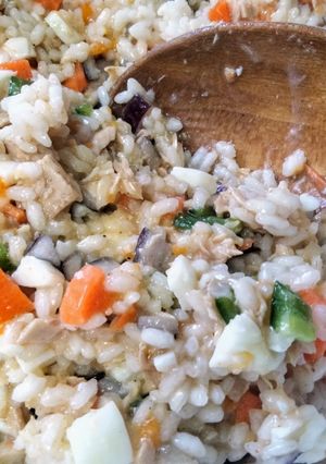 Una foto de Ensalada de arroz fácil