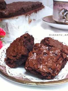 Foto resep Chewy brownies tepung mocaf