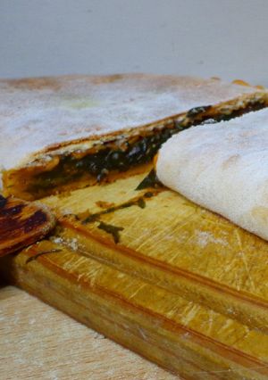 Una foto de Calzone de espinacas 🌮