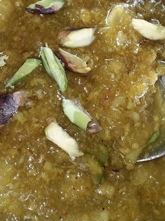 A picture of Lauki Halwa (Bottle Gourd, Dudhi Halwa).