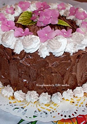 Párizsi krémes csokoládétorta recept fotója
