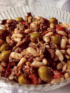 Una foto de Ensalada de alubias (para apagón⚡)