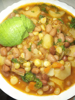 A picture of Curry and gram masala githeri # weekly jikoni challenge.