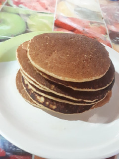 Una foto de Panqueques de Avena y Banana