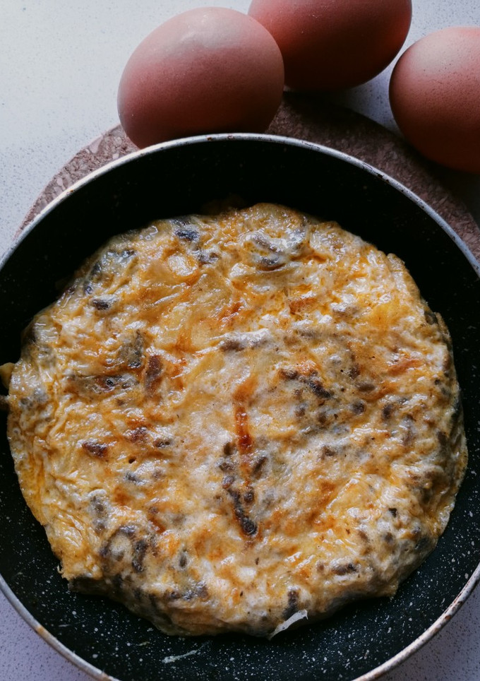 Una foto de Tortilla strogonoff