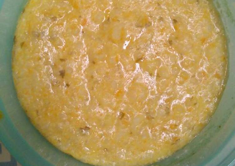 Mpasi 7+ wortel,telor puyuh,kaldu daging & seladri