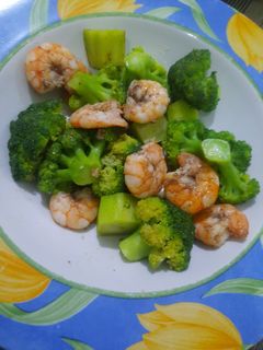 Foto resep Udang Tumis Brokoli