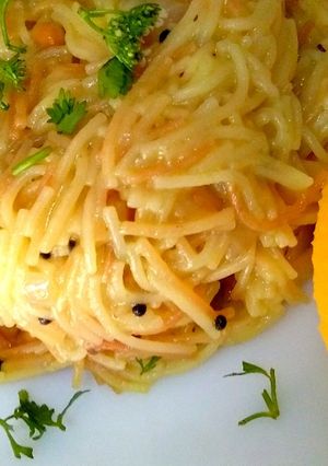 A picture of Vermicelli Upma.