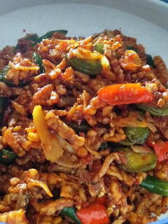 Foto resep Tumis tempe teri pete