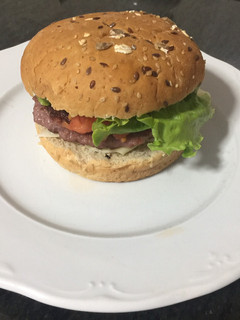 Una foto de Hamburguesa de ternera y cerdo