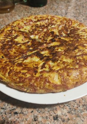 Una foto de Tortilla Madura Dominicana