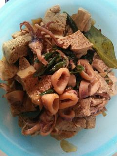 Foto resep Tumis Cumi Tahu