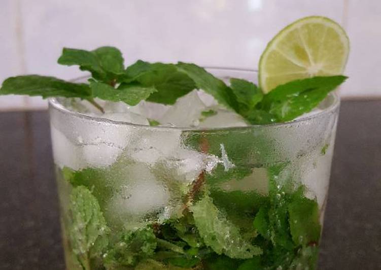 Steps to Make Favorite Virgin Mojito/Lemon Mint Soda