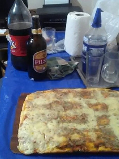 Una foto de Pizza rellena