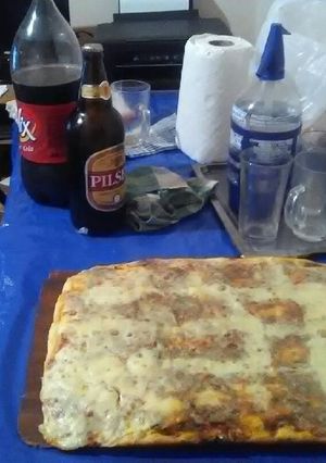Una foto de Pizza rellena
