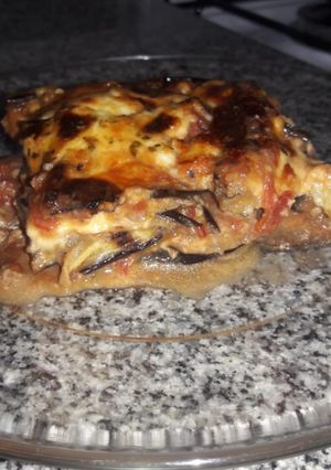 Una foto de Lasaña de berenjena