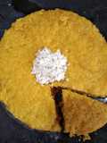 Steamed mango cake