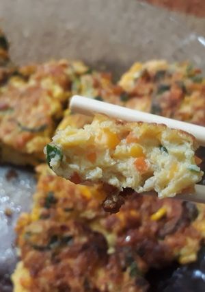 Foto resep Pizza Telur Veggie