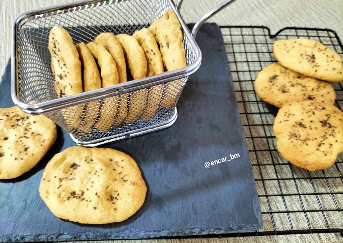 Galletas saladas al pimentón en airfryer