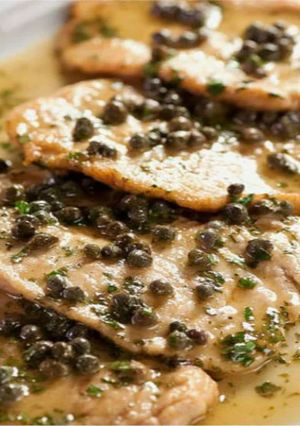Una foto de Pollo Piccata