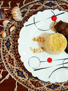 عکسی از دستور کته پلو با مرغ ترش