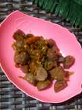 Oseng baso mercon
