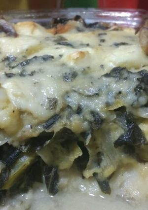 Una foto de Terrina de merluza negra rellena al queso azul