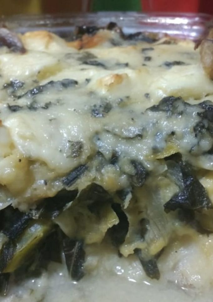 Una foto de Terrina de merluza negra rellena al queso azul