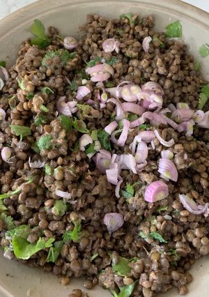 Une photo de Salade de lentilles
