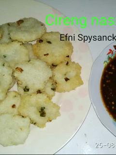 Foto resep Cireng nasi sambal rujak