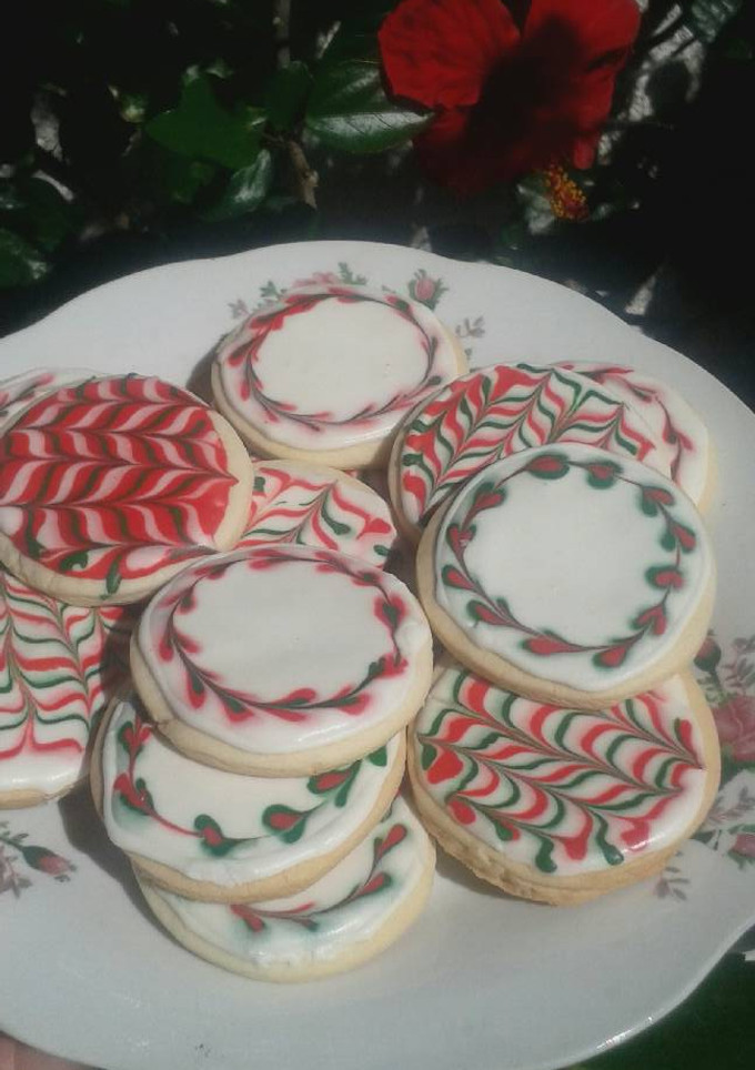 Una foto de Galletitas con glasé Navideñas